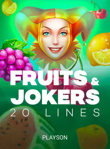 Fruits & Jokers: 20 Lines